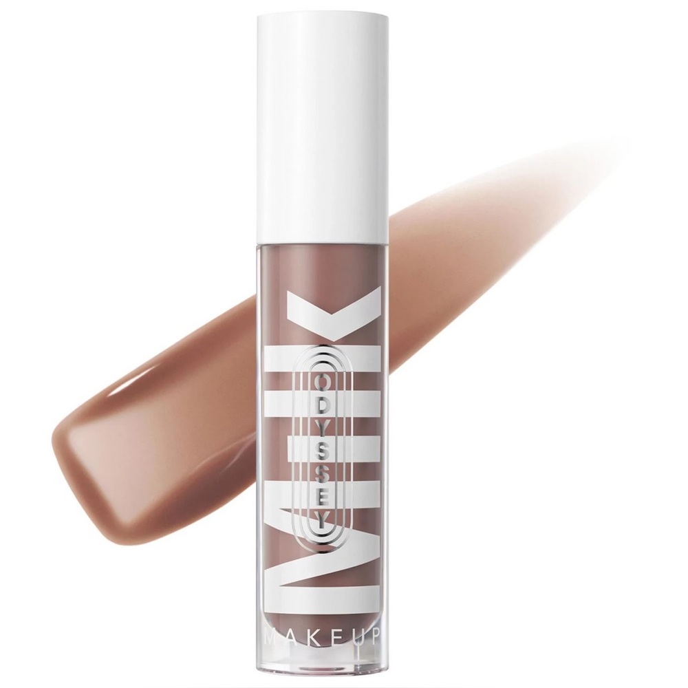 🥛NEW IN BOX- MILK MAKEUP Odyssey Hydrating Non-Sticky Lip Oil Gloss-Shade: Quest